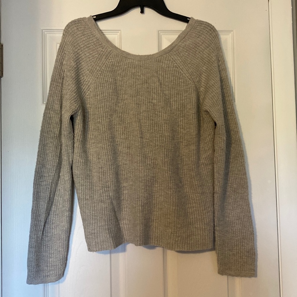 Aerie cross cross back sweater